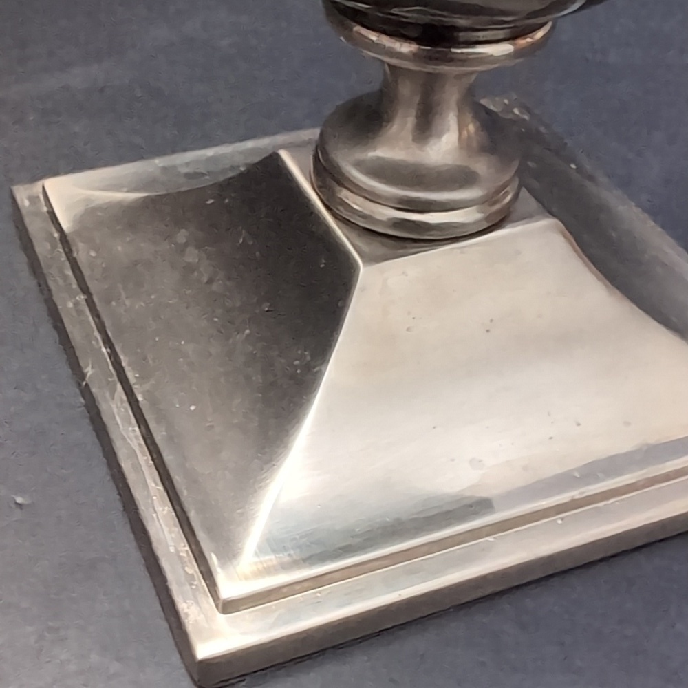 Vintage Partylite Elegant Black and Silver Candle Holder. - Picture 3 of 8